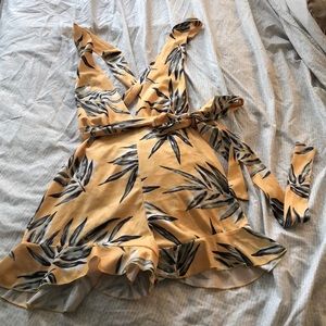 Cute yellow summer romper!